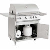 Summerset Sizzler 32-Inch 4-Burner Natural Gas Grill With Rear Infrared Burner - SIZ32-NG