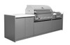 Whistler 5-Burner 104 x 28-Inch Gas Grill Island with Infrared Rear Burner, Double Side Burner, and Rotisserie Kit