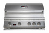Whistler 4-Burner 133 x 28-Inch Gas Grill Island with Infrared Rear Burner, Refrigerator, Double Side Burner, and Rotisserie Kit