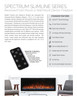 Modern Flames Spectrum Slimline Electric Fireplace - 74"