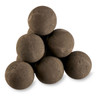 American Fire Products 4" Thunder Gray Lite Stone Fire Balls - Set of 6 - AFG-FBL-TG-6B
