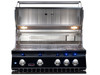 Whistler 34-Inch 4-Burner Built-In Gas Grill With Rear Infrared Burner, Grill Lights, Rotisserie Kit & Cover - Black Stainless