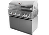Whistler 42-Inch 5-Burner Gas Grill on Stainless Steel Cabinet with Rear Infrared Burner, Grill Lights, Rotisserie Kit & Cover