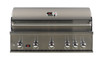 Whistler 42-Inch 5-Burner Gas Grill on Stainless Steel Cabinet with Rear Infrared Burner, Grill Lights, Rotisserie Kit & Cover