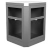Whistler 30-Inch Stainless Steel 90-Degree Corner Cabinet