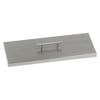 American Fire Products Stainless Steel Cover for Rectangular Drop-In Fire Pit Pan - SS-CV-AFPP-18