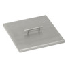 American Fire Products Stainless Steel Cover for Square Drop-In Fire Pit Pan - SS-CV-SQP-24