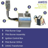 American Fire Products Battery Powered AWEIS System - Standard Capacity (290k BTU/hr) - Whole House Propane - BPAWEISLP