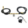 American Fire Products Fire Pit Natural Gas Installation Kit with Chrome Key Valve - AFG-FPIK-N