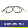 American Fire Products Fire Pit Propane Installation Kit with 11' Hose and Quick-Connect - AFG-FPLP