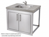 End Zone 36" Double Doors w/ Paper Towel Holder
