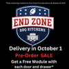 End Zone 18" Triple Drawers (Fully Enclosed)