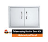DIY Outdoor Kitchen Horizontal & Double Door Cutout Kit (22.75"-37.25" )