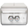 Blaze Professional LUX Built-In Natural Gas High Performance Power Burner W/ Wok Ring & Stainless Steel Lid - BLZ-PROPB-NG