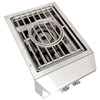Blaze Professional LUX Built-In Natural Gas High Performance Power Burner W/ Wok Ring & Stainless Steel Lid - BLZ-PROPB-NG