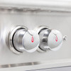Blaze Professional LUX Built-In Natural Gas High Performance Power Burner W/ Wok Ring & Stainless Steel Lid - BLZ-PROPB-NG
