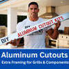 Aluminum Triple Combo Cutout Kit (Max width 48")