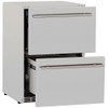 TrueFlame 24-Inch Deluxe Outdoor Rated 2-Drawer Refrigerator