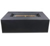 Blaze 60-Inch Rectangular Concrete Propane Fire Pit Table in Phantom (Propane)