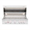 Summerset Sizzler Pro 40-Inch 5-Burner Built-In Grill with Rear Infrared Burner - SZRPRO40