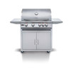 Blaze LTE 32-Inch 4-Burner Propane Gas Grill w/ Rear Infrared Burner & Grill Lights