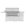 American Made Grills Muscle 54-Inch Freestanding Hybrid Grill