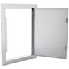 Sunstone Classic Series 17-Inch Stainless Steel Vertical Single Access Door