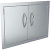 Sunstone-Grill-Classic-Series-36-Inch-Stainless-Steel-Double-Access-Door-A-DD36-Side-View