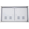 Sunstone Grills Signature Series 42-Inch Stainless Steel Beveled Frame Vented Double Access Door-Back-View