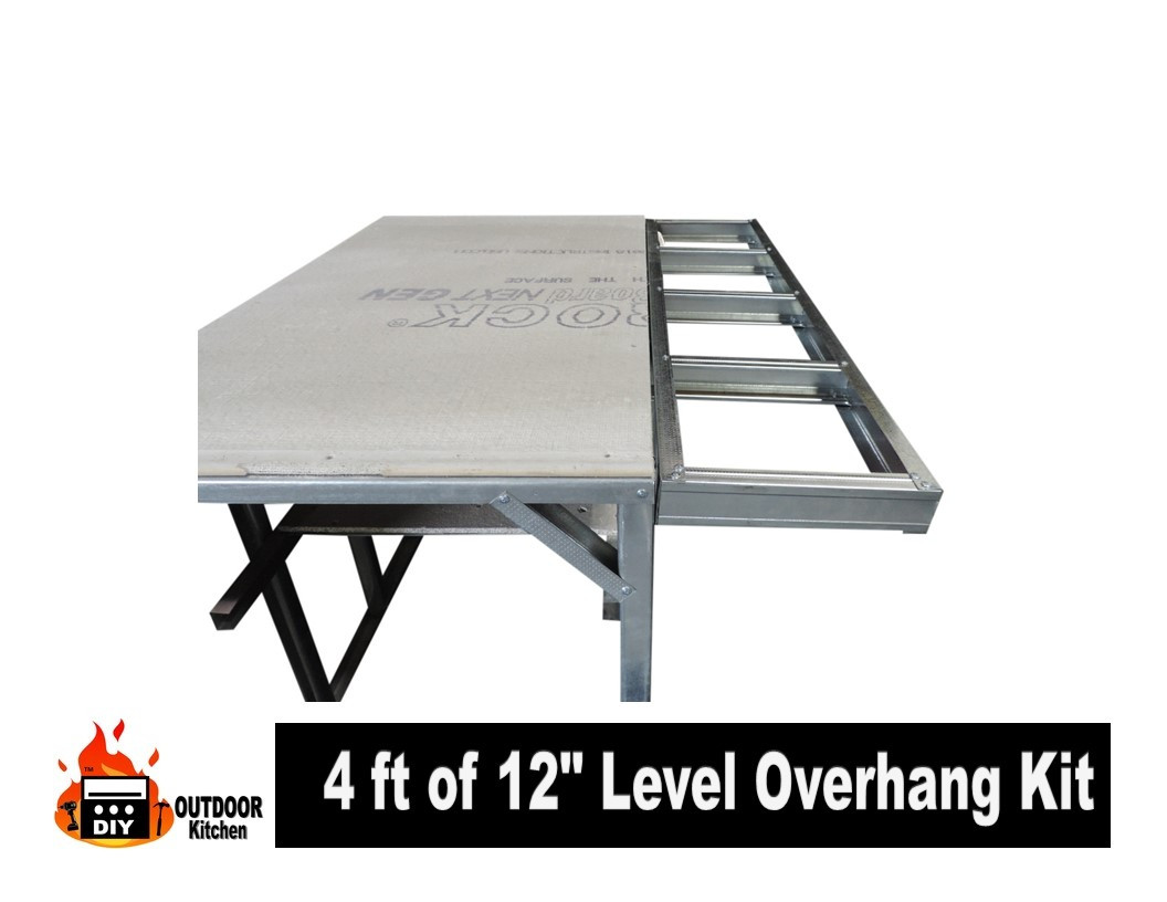 Diy Outdoor Kitchen Overhang Kit 4ft by 12