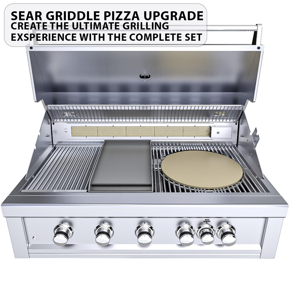 Sunstone Ruby 42-in 5-Burner Built-In Grill w/ Rotisserie