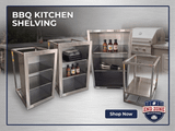 End Zone BBQ Shelves