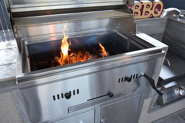 Kokomo 32” Built in Charcoal Grill SKU: KO-CHAR32