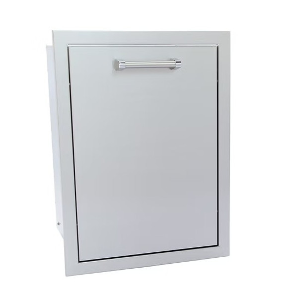 Kokomo Outdoor Kitchen Stainless Steel Trash/Propane Pull-Out SKU: KO-TRHD