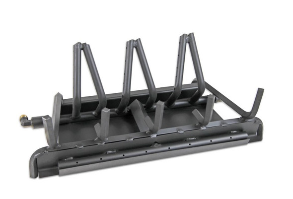 Kiva Gas Logs Burner Stainless Steel for Adobelite Fireplace by Grand Canyon Gas Logs - KIVABRN-18-SS