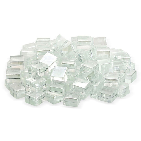 American Fire Glass 1/2" Starfire Luster 2.0 Cubes - AFF-STFRLST12-2-10