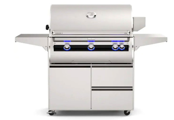 Fire Magic Echelon Diamond E790i 36-Inch Freestanding Gas Grill with Rotisserie, Left Side Infrared Burner & Analog Thermometer