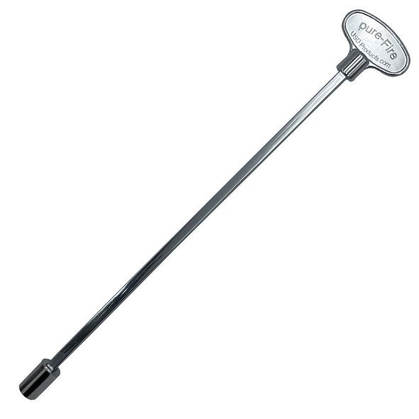 American Fire Products Polished Chrome Universal Gas Keys - AFG-GASKEY-CHROME