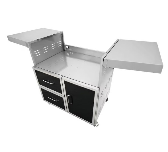 Wildfire 30-in Black SS Grill Cart - WFCART30-BSS