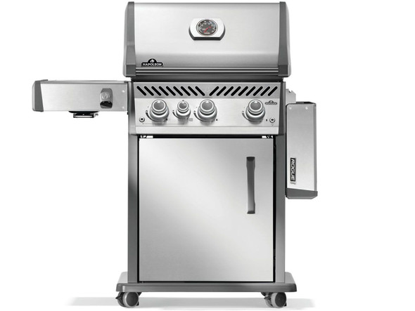 Napoleon Rogue PRO 425 SIB 3-Burner Gas Grill with Infrared Side Burner - RP425SIBXSS-2