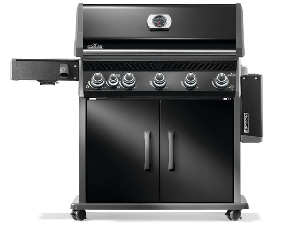 Napoleon Rogue PRO 625 SIB 5-Burner Gas Grill with Infrared Side Burner - Black - RP625SIBXK-2