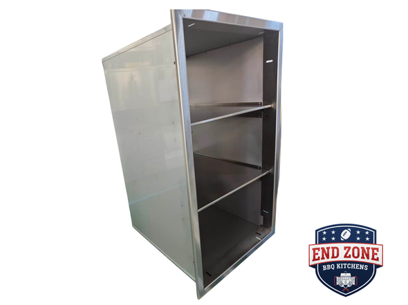 End Zone BBQ 20" Open Shelf Cabinet