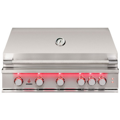 OPEN BOX TrueFlame 40-Inch 5-Burner Built-In Grill with Rear Infrared Burner and Grill Lights - TF40 (Will Call ONLY)