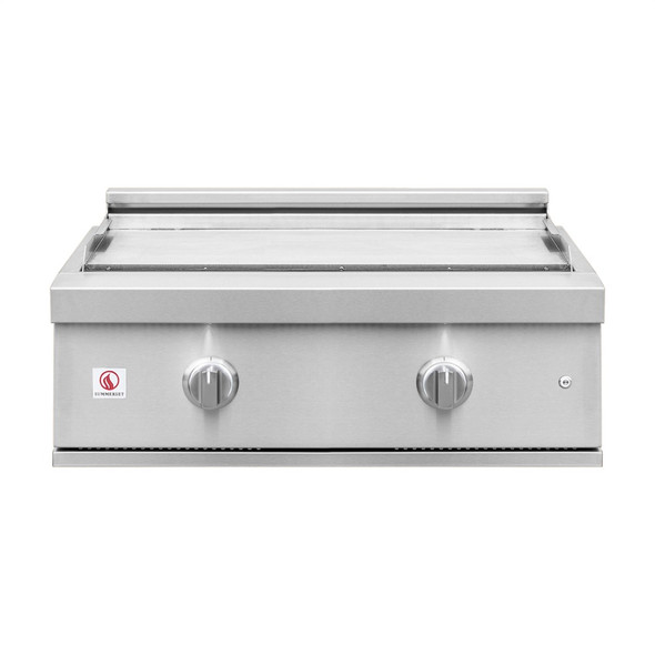 Summerset Pro Series 30-Inch 2-Burner Built-In Commercial Style Flat Top Griddle Summerset Pro Series 30-Inch 2-Burner Built-In Commercial Style Flat Top Griddle