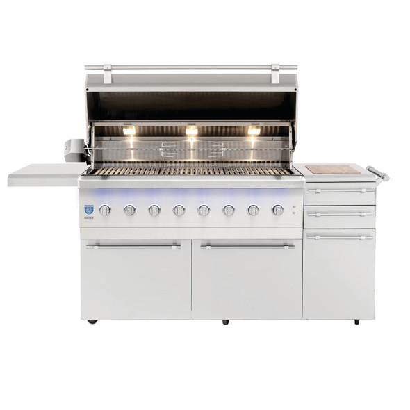 American Made Grills Encore 54-Inch Freestanding Hybrid Grill American Made Grills Encore 54-Inch Freestanding Hybrid Grill