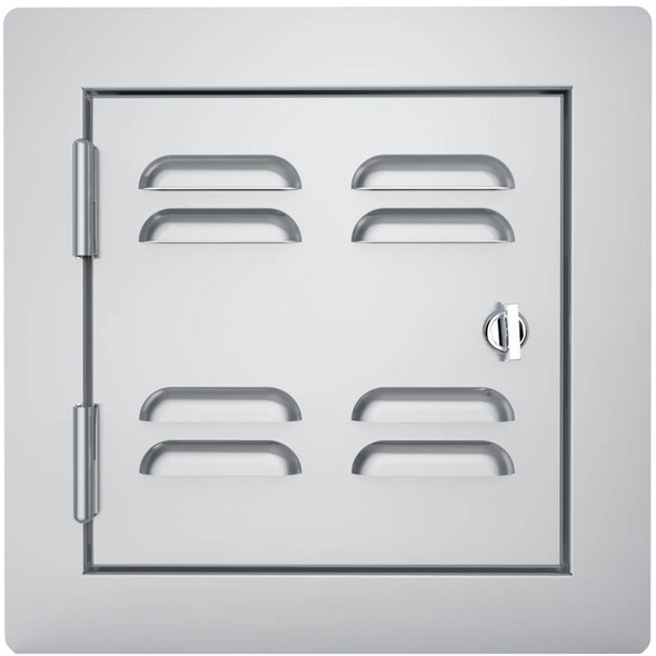 Sunstone Classic Series 12-Inch Stainless Steel Left-Hinge Vented Single Access Door Sunstone Classic Series 12-Inch Stainless Steel Left-Hinge Vented Single Access Door