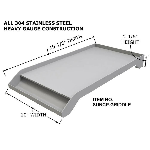 Sunstone-Grill-10-Inch-Stainless-Steel-Powder-Coated-Griddle-Dimensions
