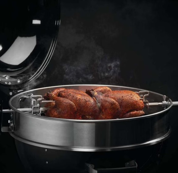 Napoleon Heavy Duty Rotisserie Kit for PRO Charcoal Kettle 22 and 18-inch Grills - 69241