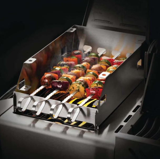 Napoleon SIZZLE ZONE Burner Windshield and Skewer Rack - Large - 71301