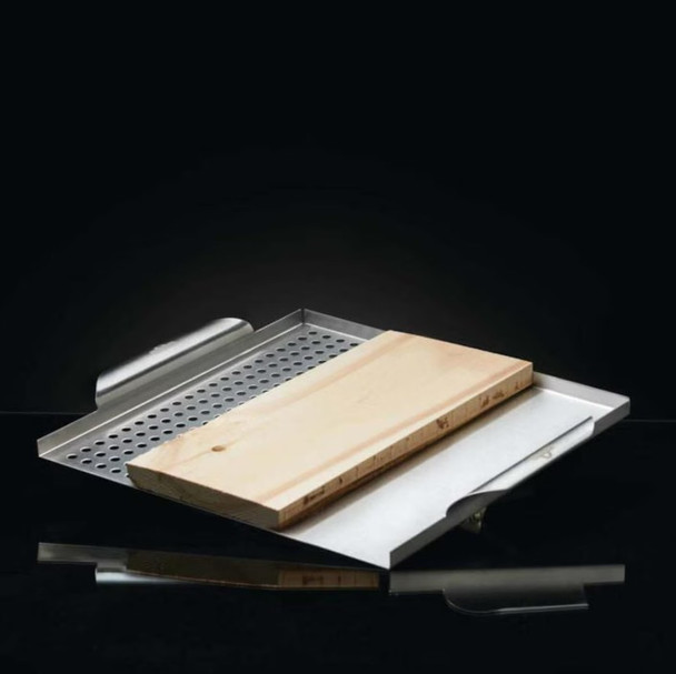 Napoleon Stainless Steel Multi-functional Topper with Cedar Plank - 70026